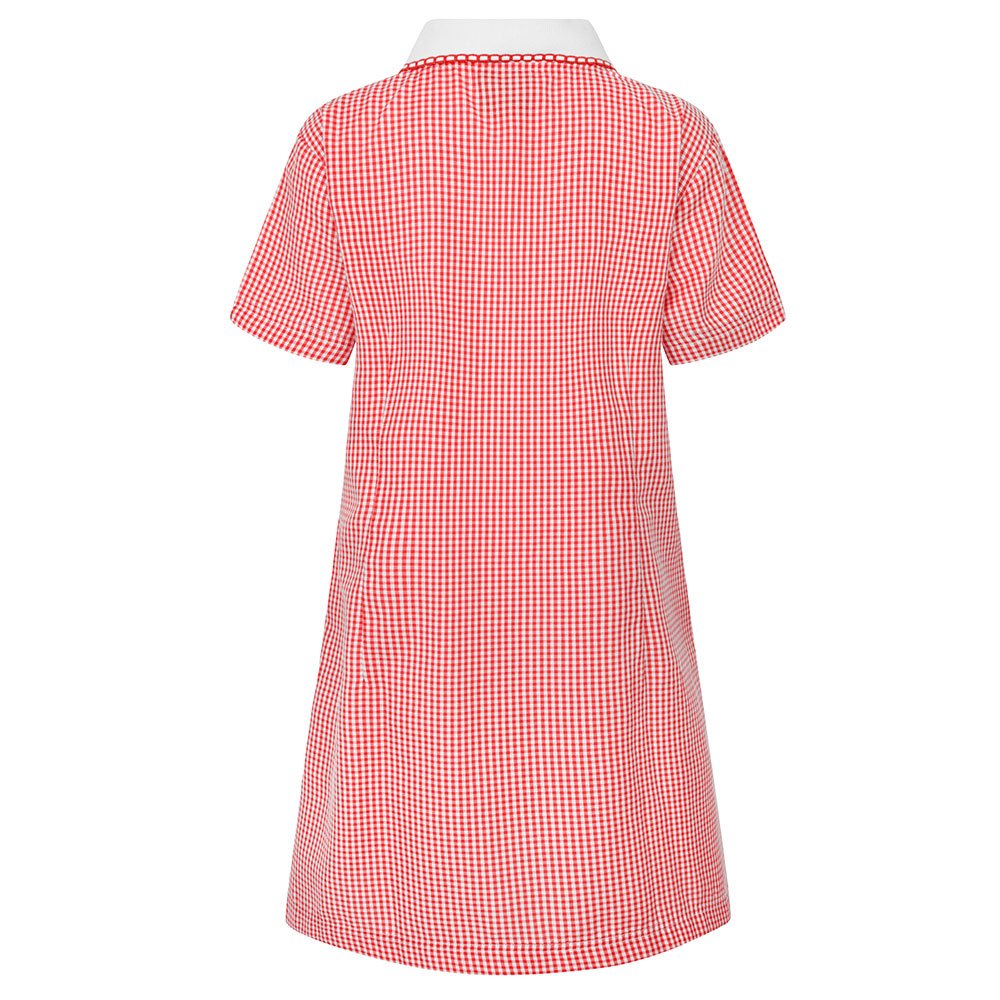 Girls Summer Dress -Red/White Gingham - ACE Clothing