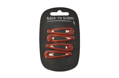 Hair Clips Pack of 4 (Maroon) - ACE Clothing