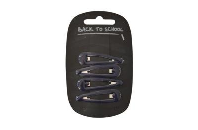 Hair Clips pack of 4 (Navy) - ACE Clothing