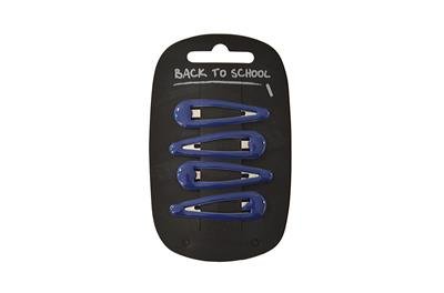 Hair Clips Pack of 4 (Royal) - ACE Clothing