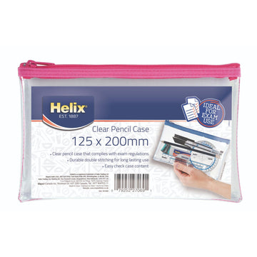 Helix Clear Pencil Case - Small - ACE Clothing