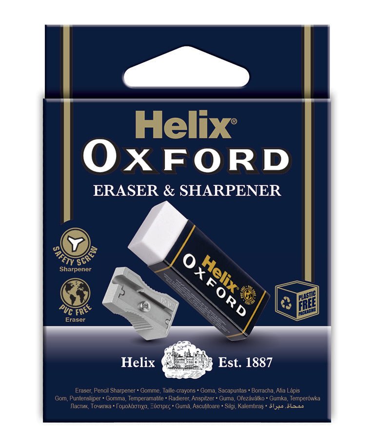 Helix Oxford Eraser and Sharpener Set - ACE Clothing