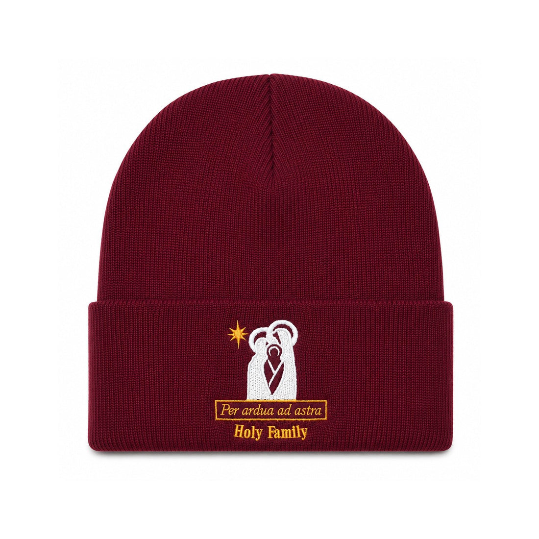 Holy Family Winter Hat -Maroon - ACE Clothing