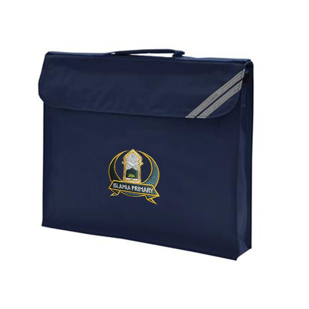Islamia Primary Bookbag with strap - Navy - ACE Clothing