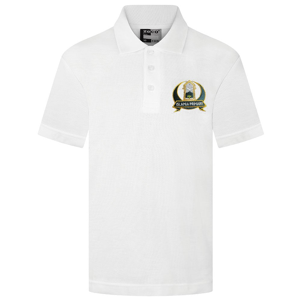 Islamia Primary Polo - White ( For Nursery - Year 2) - ACE Clothing