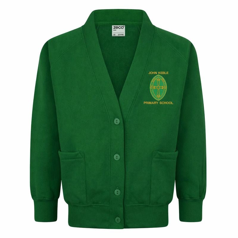John Keble Cardigan - Bottle Green - Premium (Z) - ACE Clothing