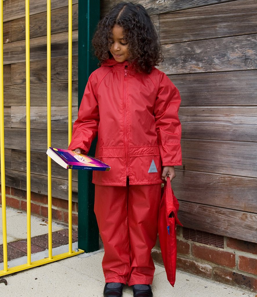 Kids Waterproof Jacket/ Trouser Suit in Carry Bag - ACE Clothing
