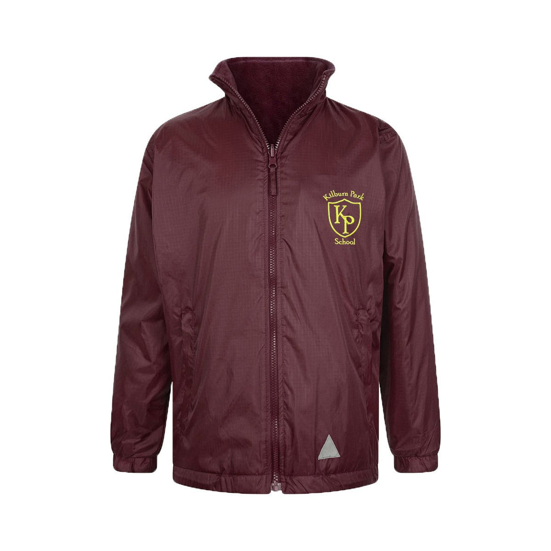 Kilburn Park Waterproof Fleece Jacket (Dark Maroon) - ACE Clothing