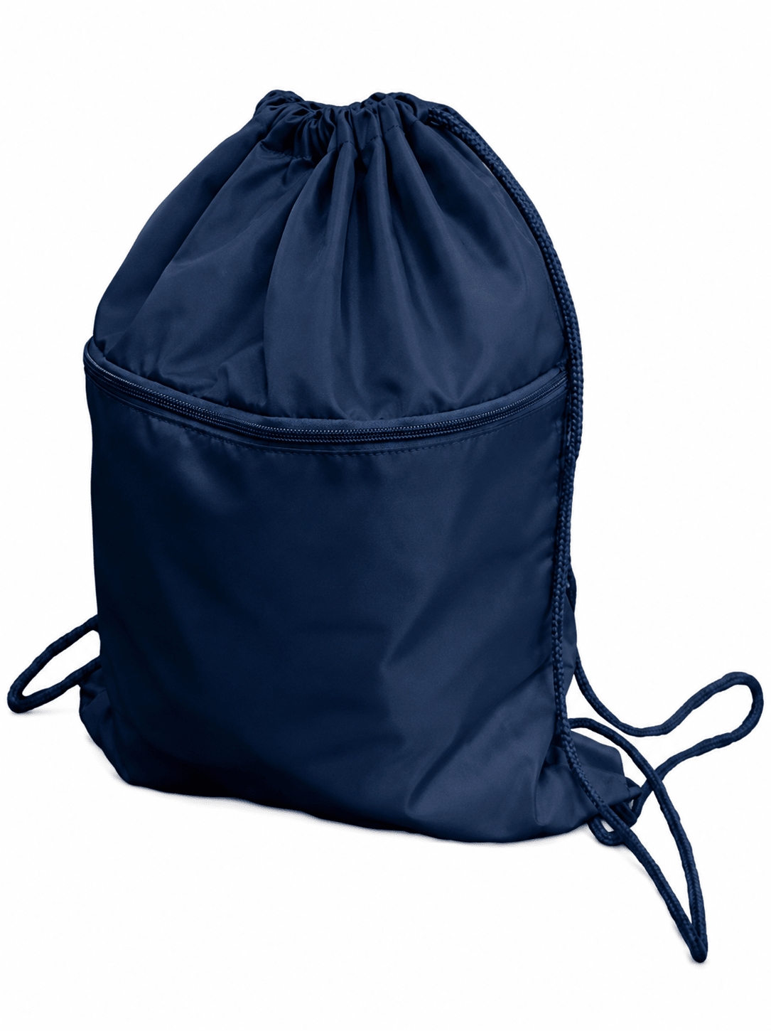 Large Gym Bag with Zip Pocket - Navy - ACE Clothing