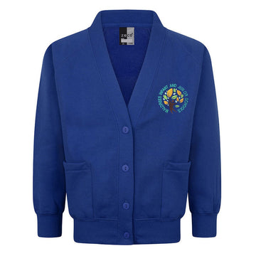 Malorees Sweatshirt Cardigan - Royal Blue - ACE Clothing