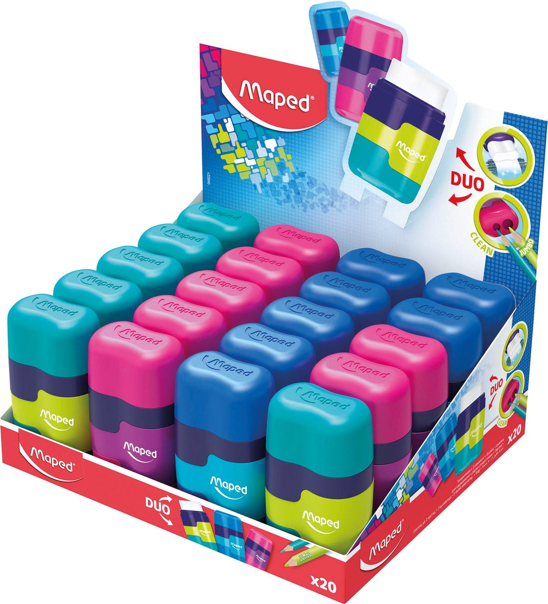 Maped 2 in 1 Sharpener and Eraser - ACE Clothing