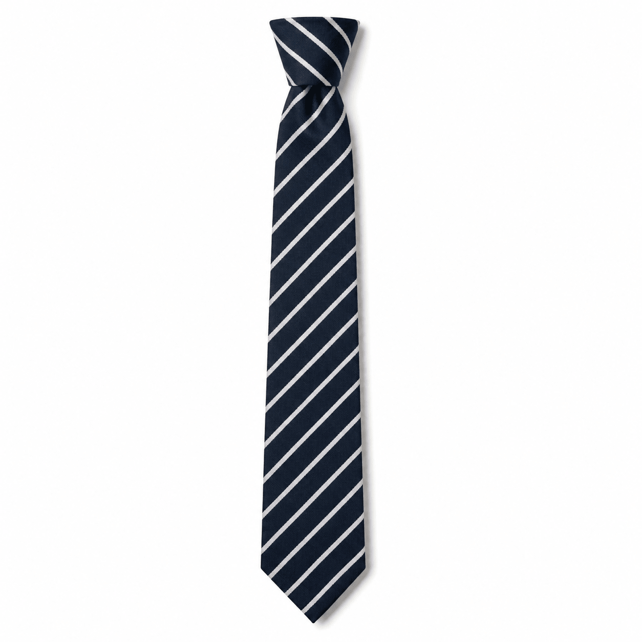 Mitchell Brook Year 3, 4 & 5 Tie (Navy/White Stripe) - ACE Clothing
