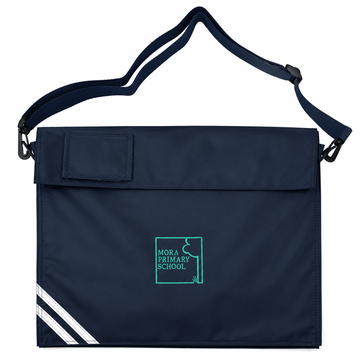 Mora Bookbag with strap- Navy - ACE Clothing
