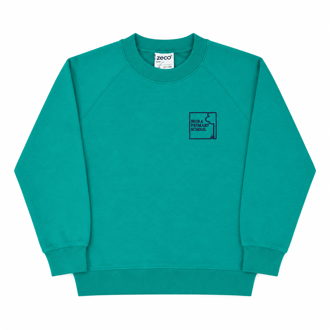 Mora Sweatshirt with Logo - Jade - ACE Clothing