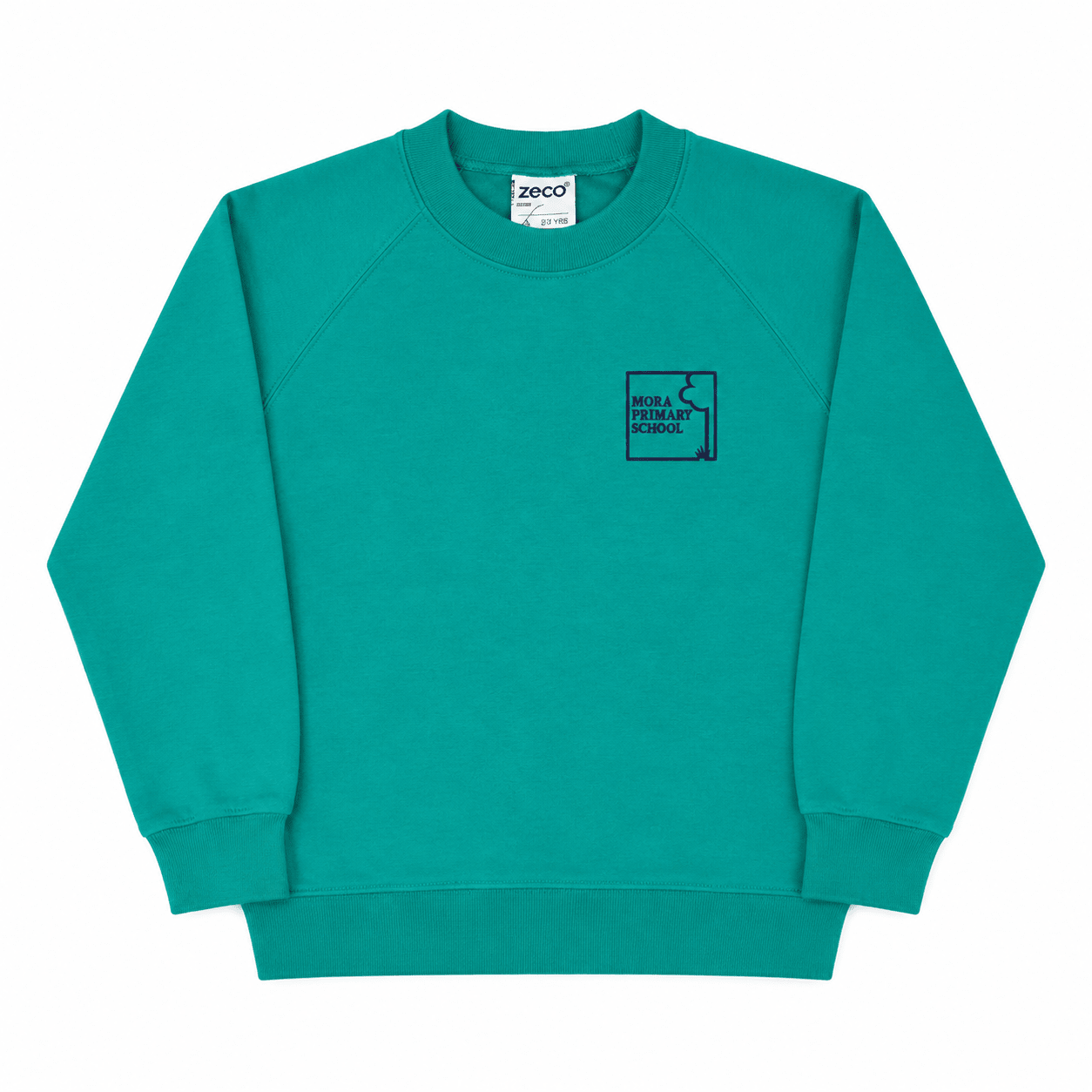 Mora Sweatshirt with Logo - Jade - ACE Clothing