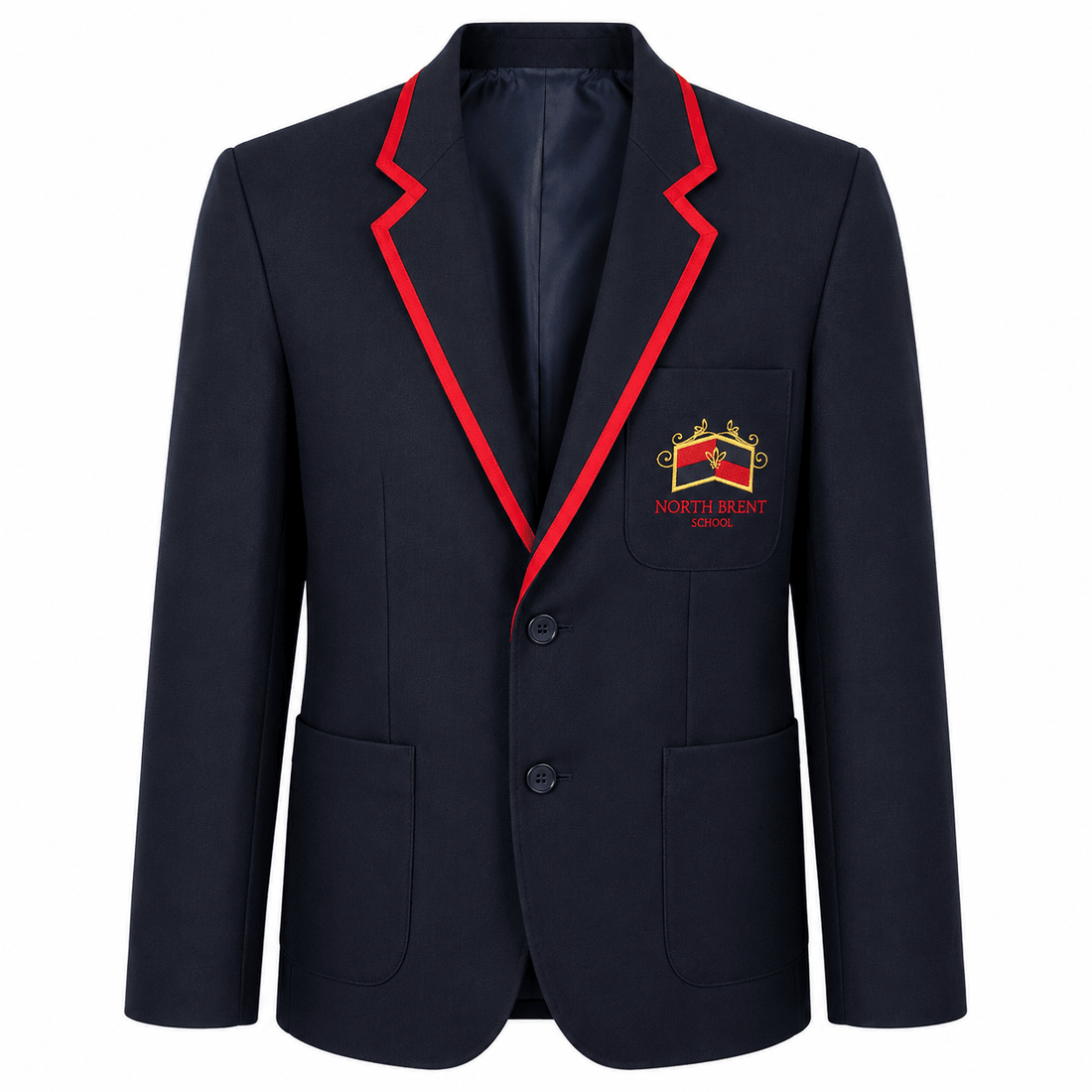 North Brent Boys Blazer- Navy - ACE Clothing
