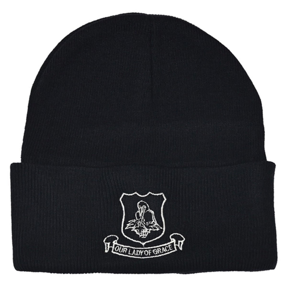 Our Lady of Grace Winter Hat (Navy Blue) Optional - ACE Clothing