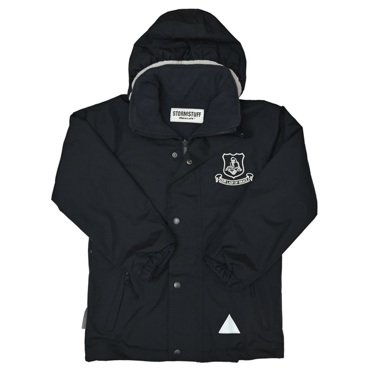Our Lady of Grace Winter Jacket with logo - Navy Optional - ACE Clothing