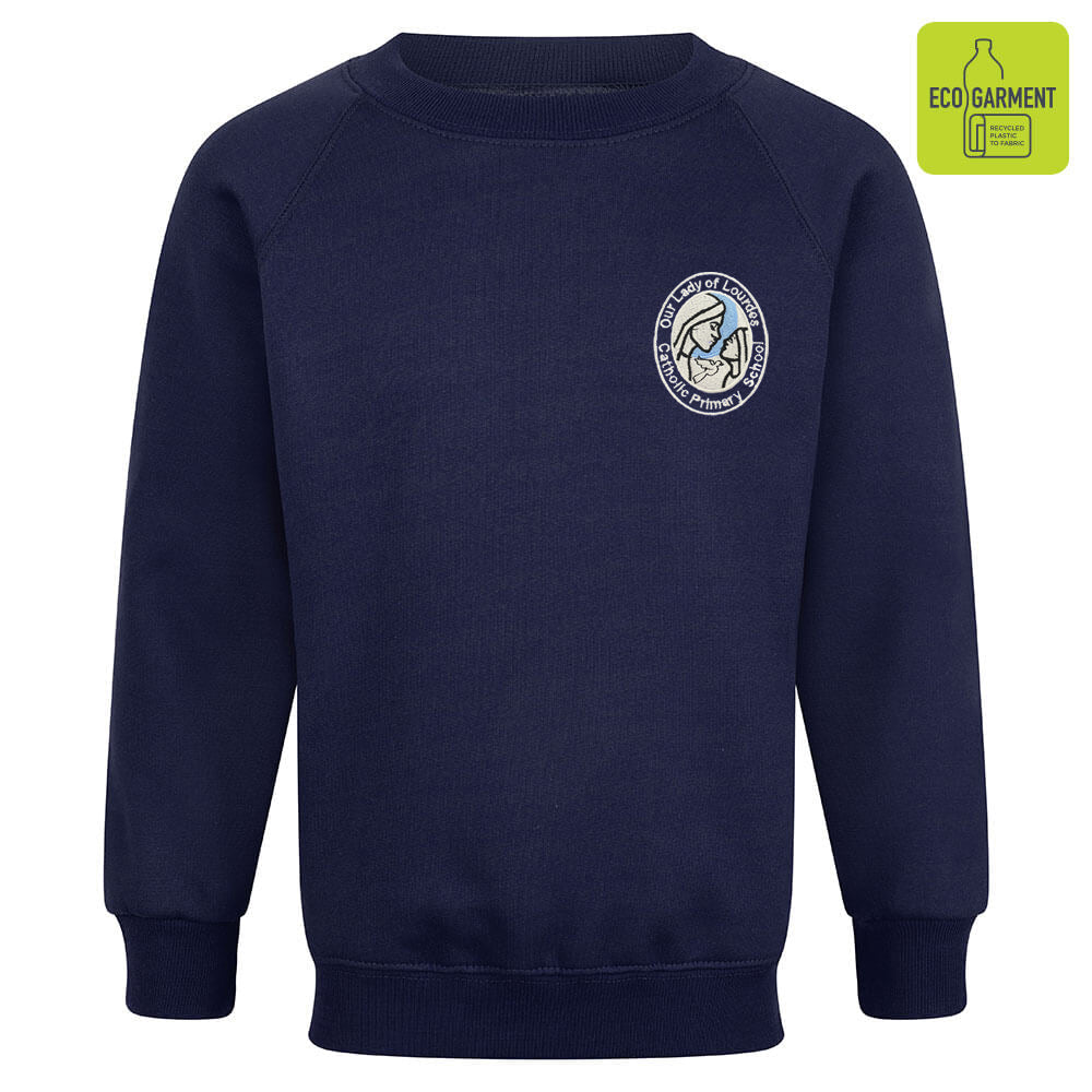 Our Lady of Lourdes PE Sweatshirt - Navy - ACE Clothing