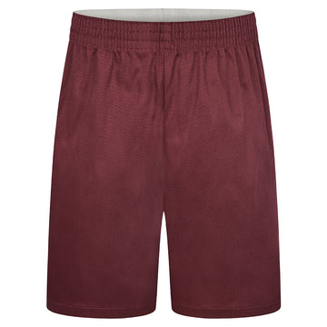 PE Polycotton Shorts -Maroon - ACE Clothing