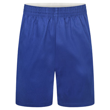PE Polycotton Shorts -Royal - ACE Clothing