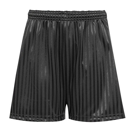 PE Shadow Stripe Shorts - Black - ACE Clothing