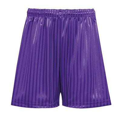 PE Shadow Stripe Shorts - Purple - ACE Clothing