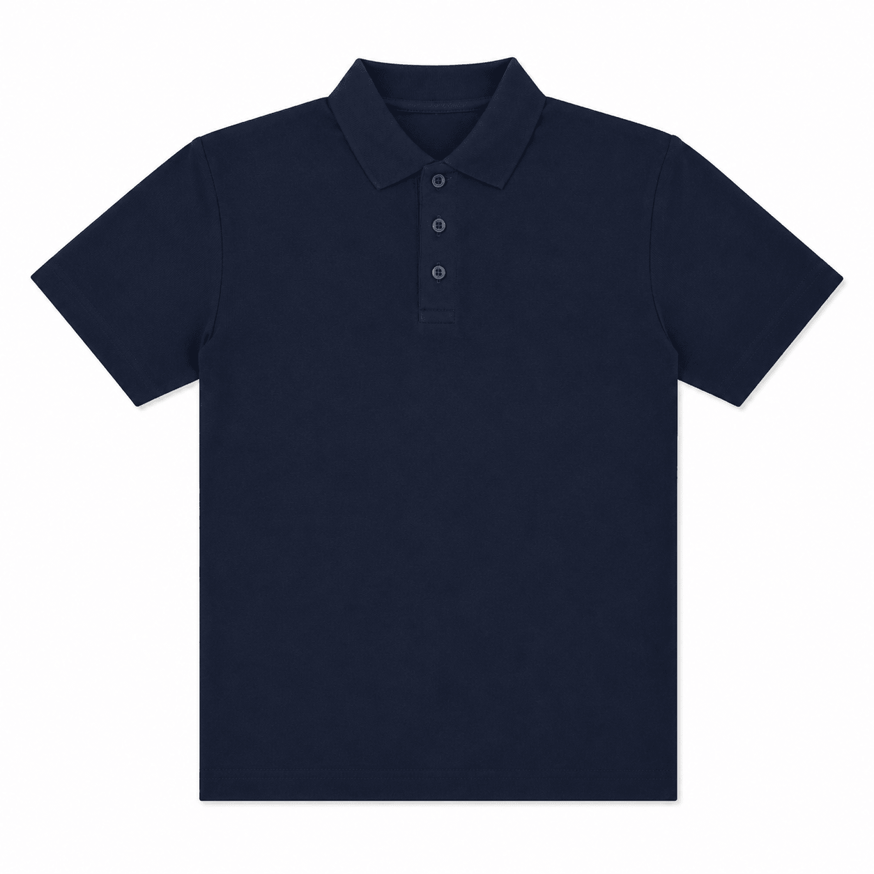 Plain polo (Navy) - ACE Clothing