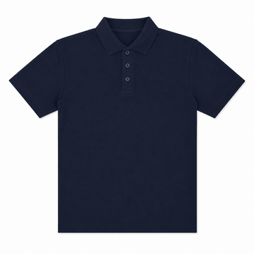 Plain polo (Navy) - ACE Clothing