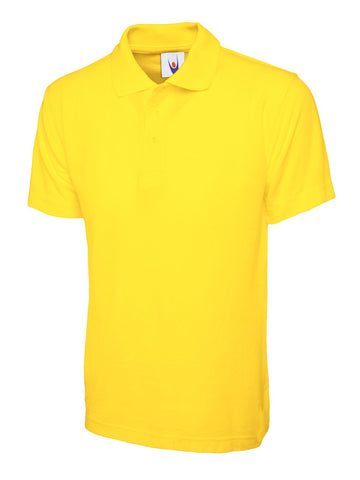 Plain Polo Shirt (Yellow) Unk - ACE Clothing