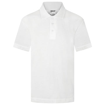 Polo Shirt (White) Reception - Year 2 Only - ACE Clothing