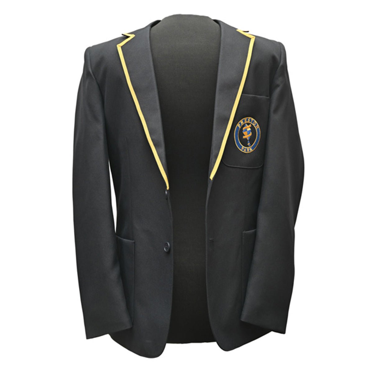 Preston Park Boys Blazer - Navy/Yellow Trim (Optional) - ACE Clothing