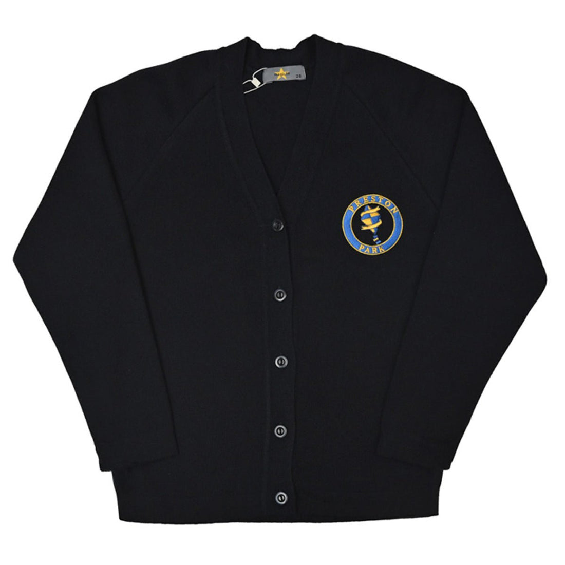 Preston Park Girl's Cardigan -Navy Blue - ACE Clothing