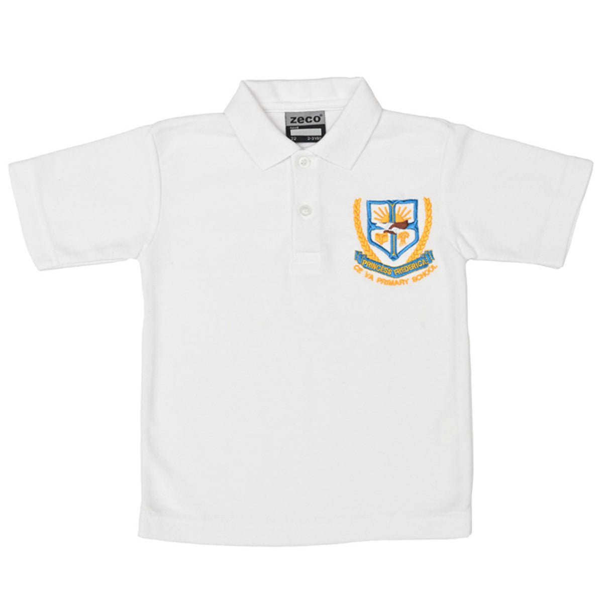 Princess Frederica Polo Shirt (White) - ACE Clothing