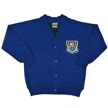 Princess Frederica Sweatshirt Cardigan- Royal - ACE Clothing