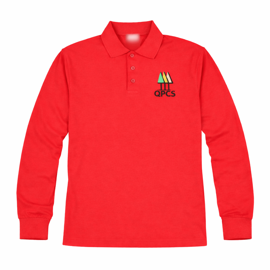 QPCS Long Sleeve Polo with Logo - ACE Clothing