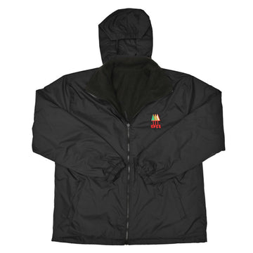 QPCS Waterproof Polar Fleece Jacket (Black) - ACE Clothing