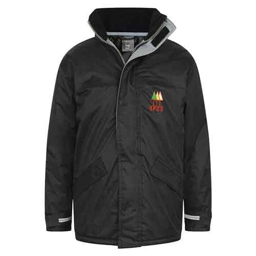 QPCS Winter Parka -Black - ACE Clothing