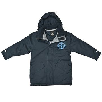 Rosary Winter Parka Jacket -Navy - ACE Clothing