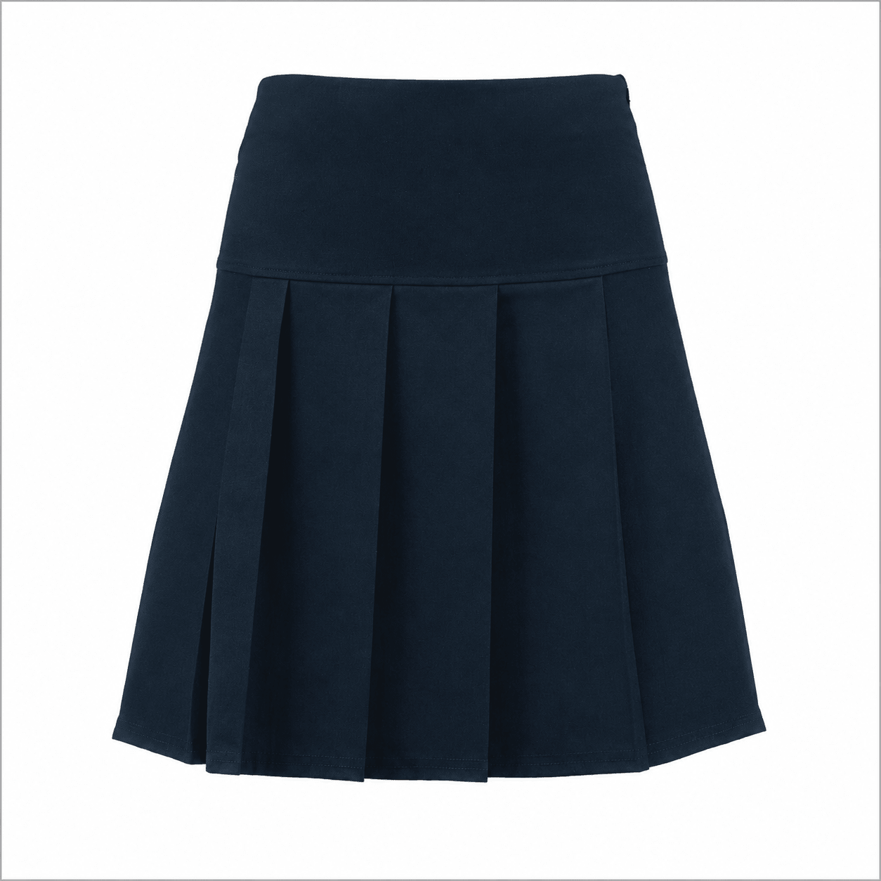 Senior Panel Full Pleated Skirt - Navy - ACE Clothing