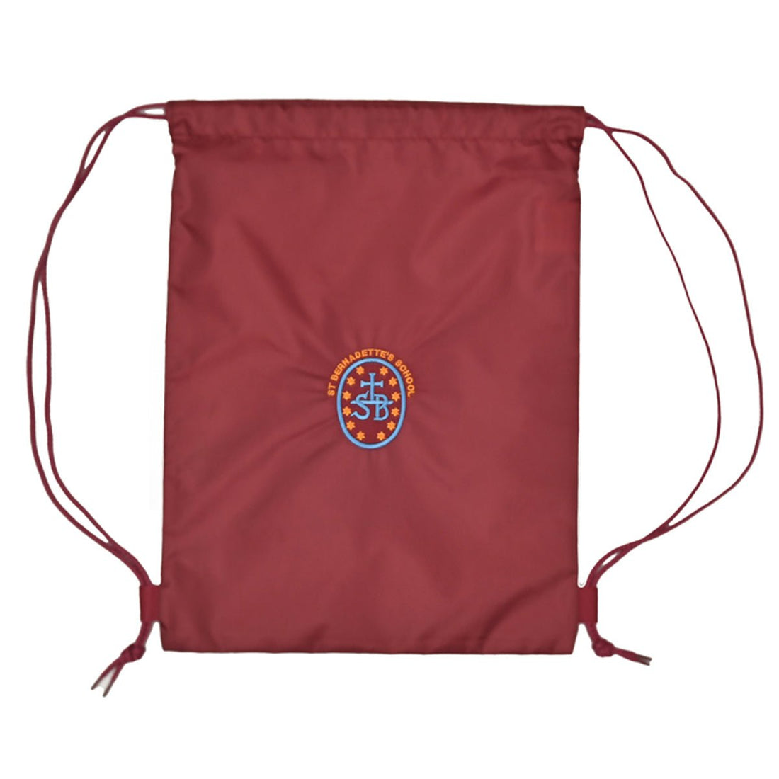 St Bernadettes PE Kit Bag -Maroon - ACE Clothing