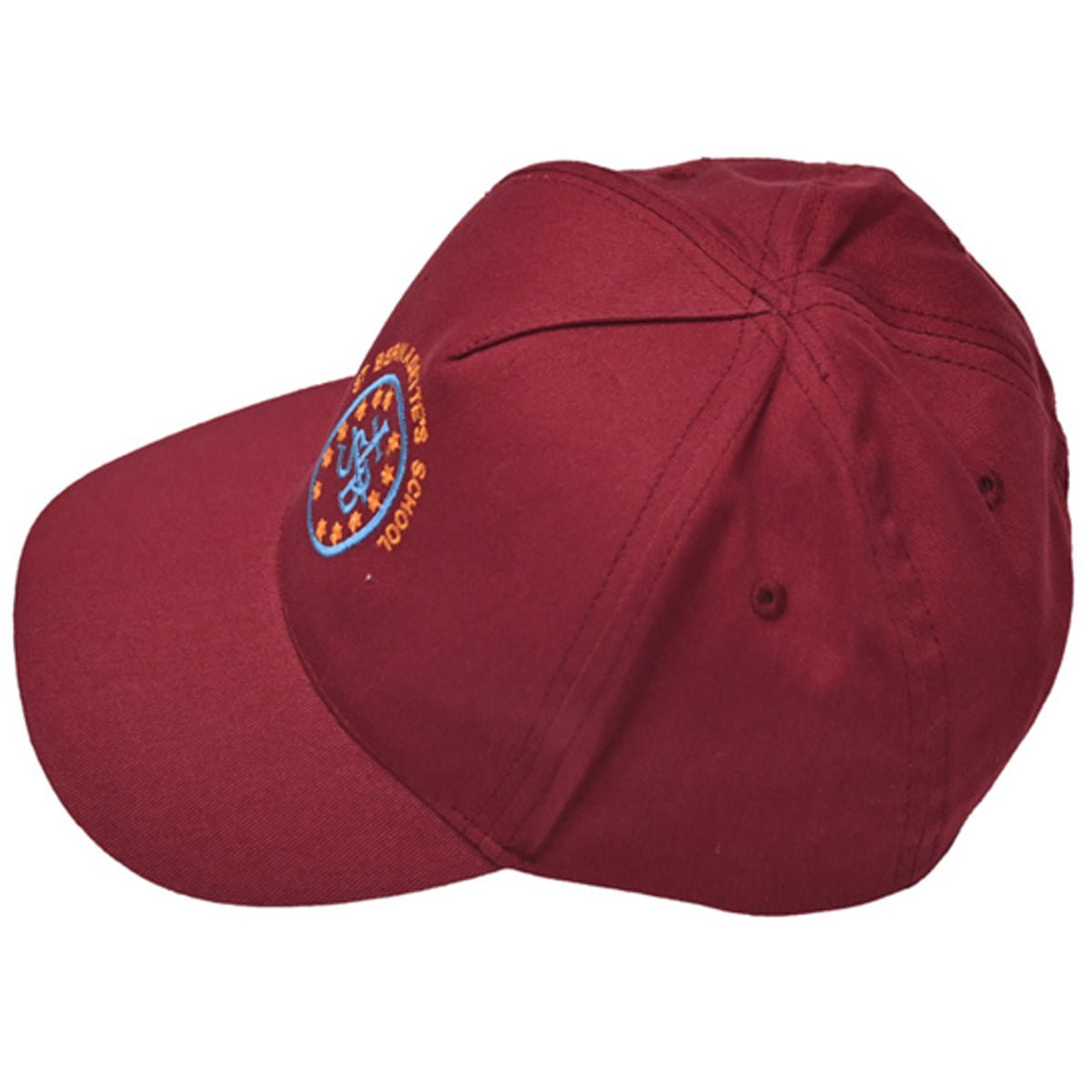 St Bernadettes Summer Cap (Maroon) - ACE Clothing