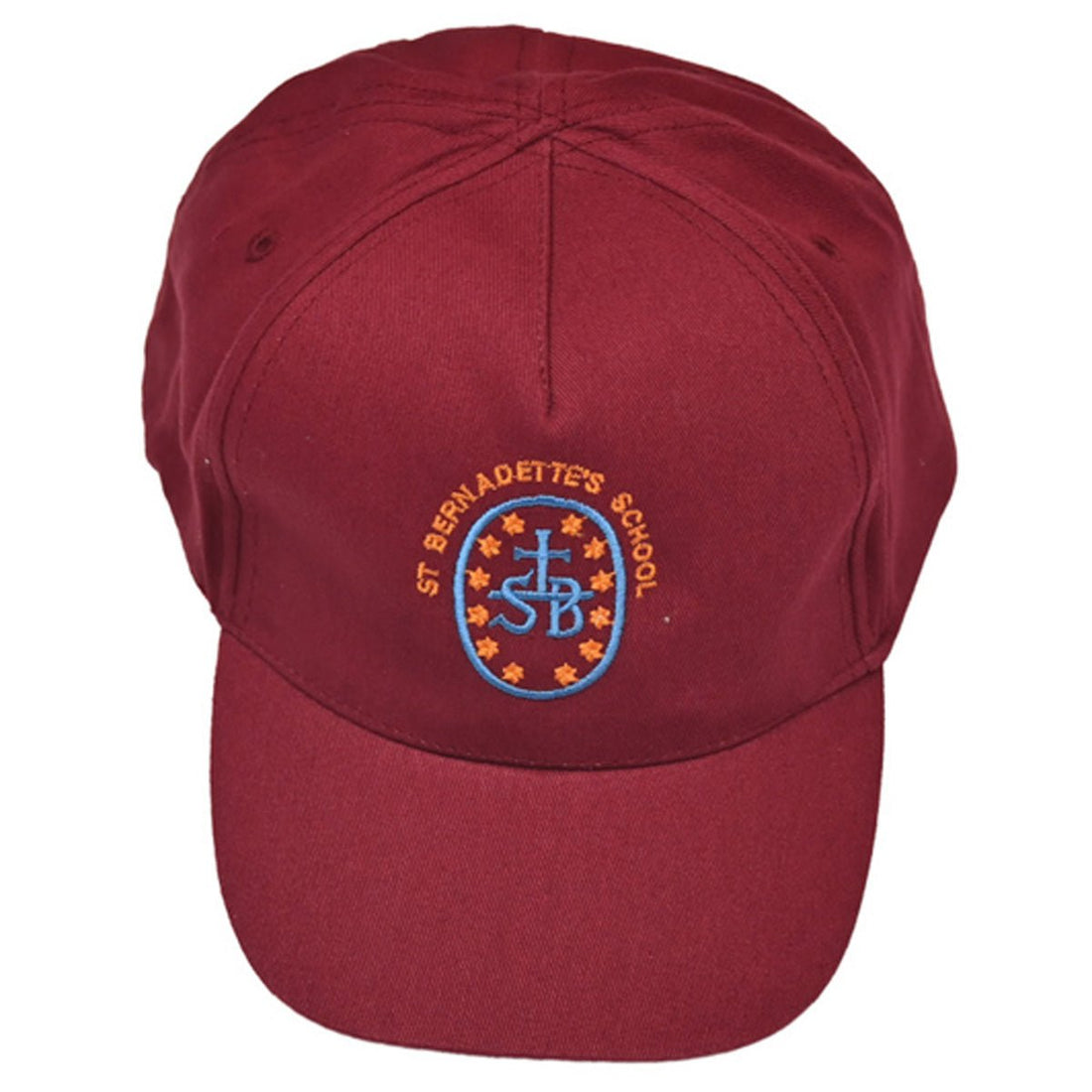 St Bernadettes Summer Cap (Maroon) - ACE Clothing