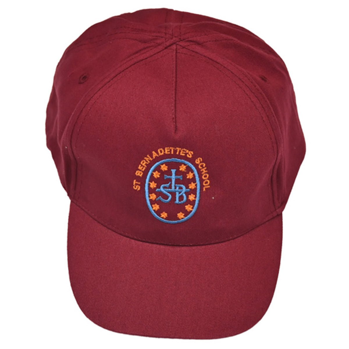 St Bernadettes Summer Cap (Maroon) - ACE Clothing