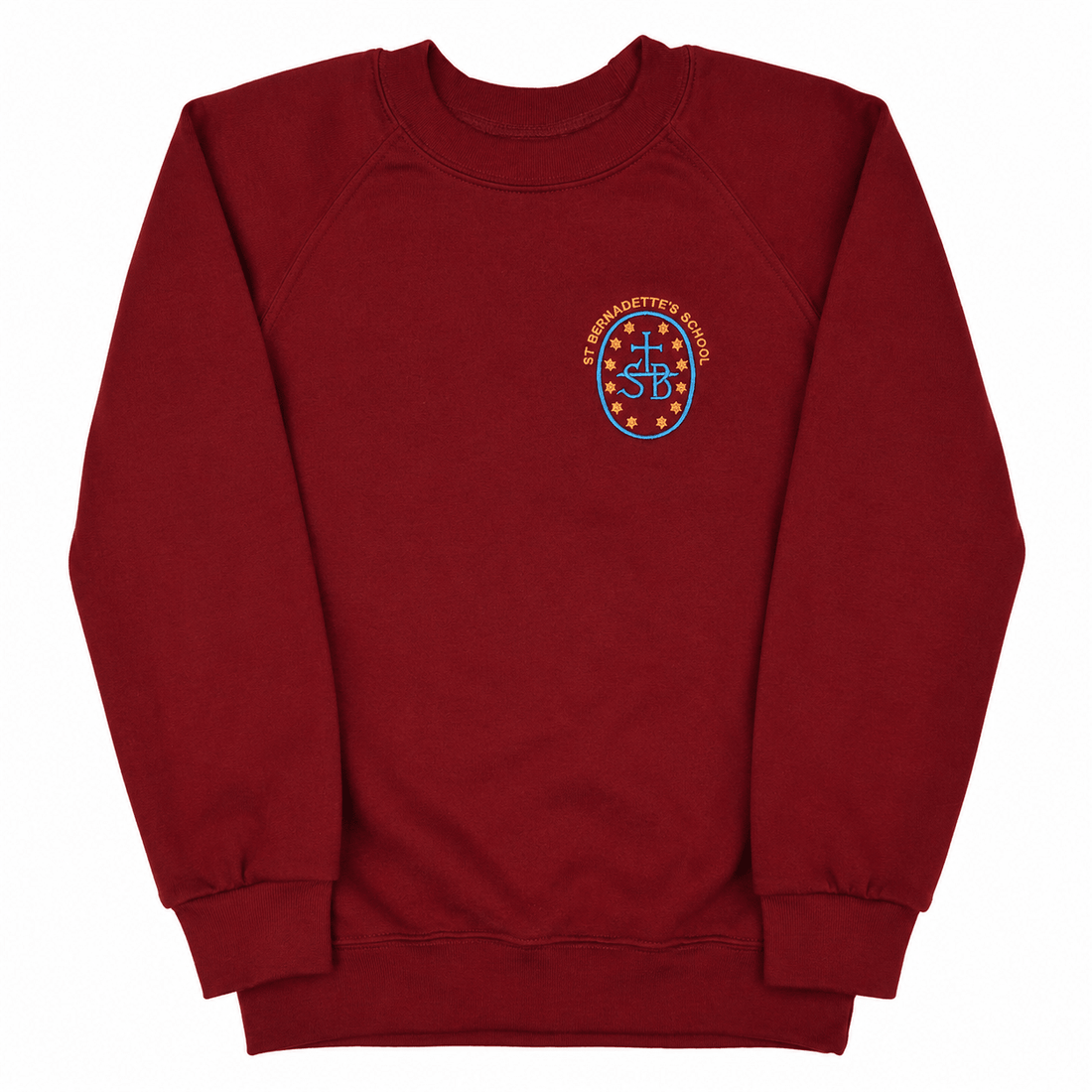St Bernadettes Sweatshirt - Light Maroon - ACE Clothing