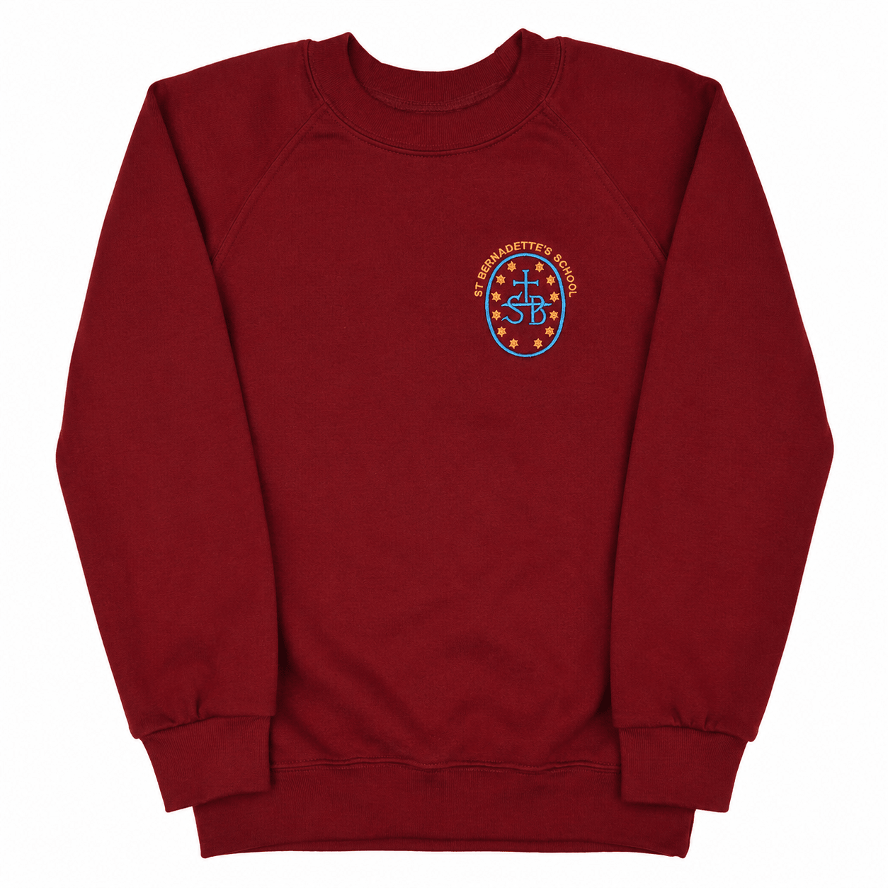 St Bernadettes Sweatshirt - Light Maroon - ACE Clothing
