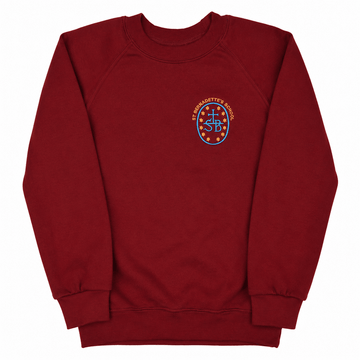 St Bernadettes Sweatshirt - Light Maroon - ACE Clothing