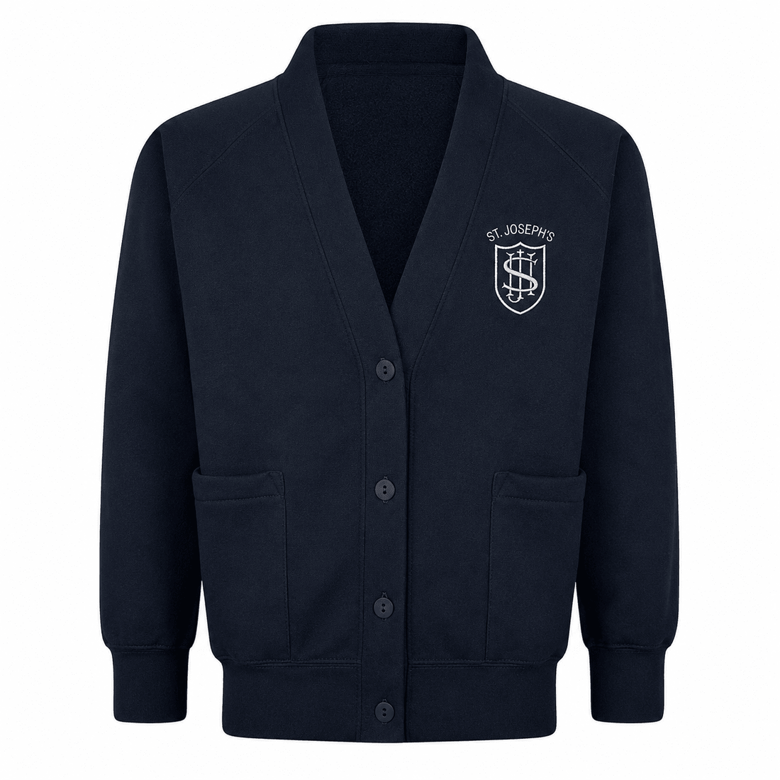 St Joseph's (Hendon) Sweatshirt Cardigan - Navy Blue - ACE Clothing