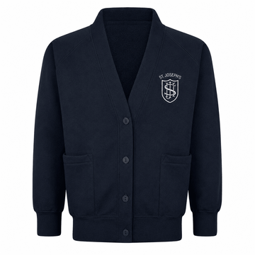 St Joseph's (Hendon) Sweatshirt Cardigan - Navy Blue - ACE Clothing
