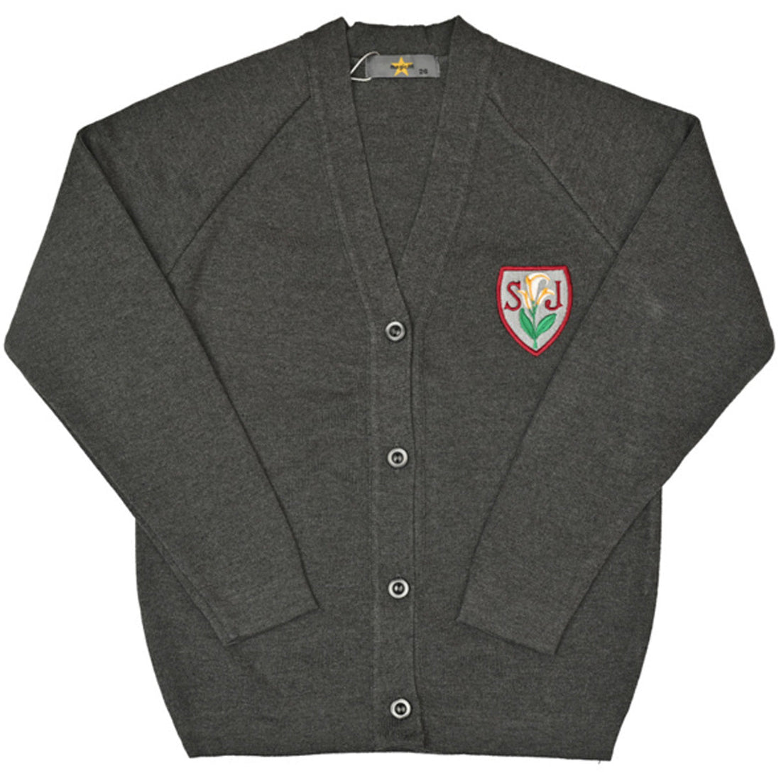 St Joseph's (Maida Vale) Girls Cardigan - Grey - ACE Clothing